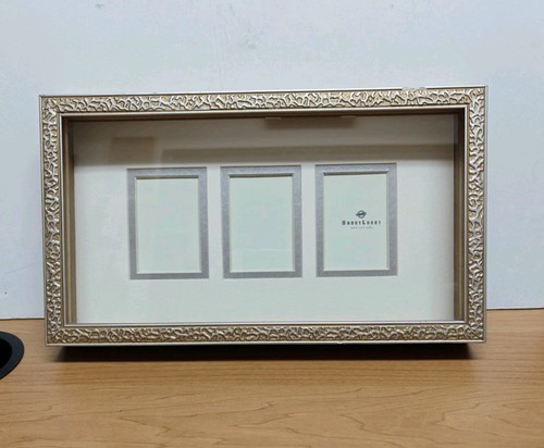 Metal gold shadow box - metal,